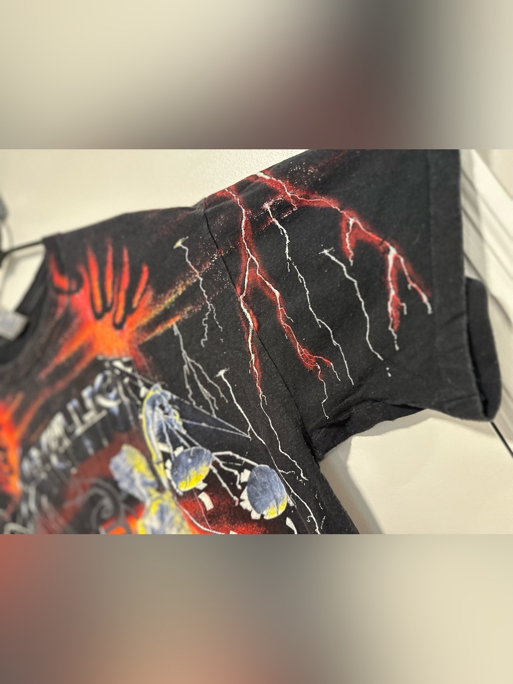 VTG ‘91 Metallica Sz:XL Brockum AOP First Five Albums Single Stitch Band Tee. - Picture 6 of 16